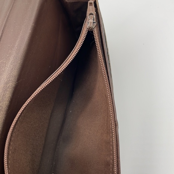 Chanel CC Flap Canvas Travel Line Long Wallet in Khaki/Brown - Picture 11 of 15